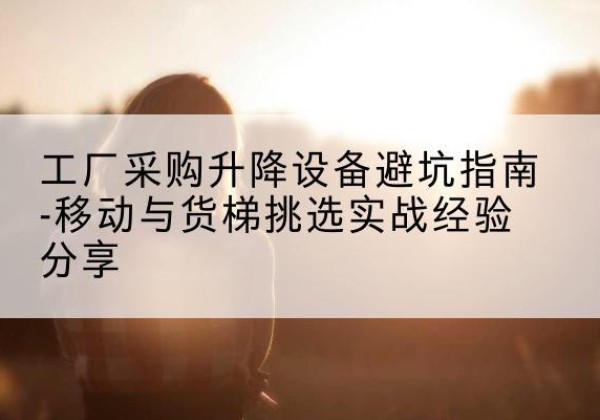 汉源移动式升降机怎么选-工厂采购升降设备避坑指南-移动与货梯挑选实战经验分享